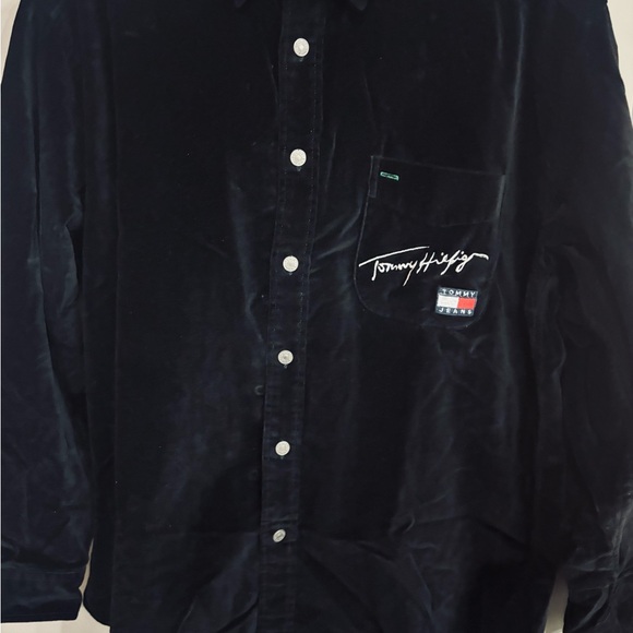 Tommy Hilfiger Black Corduroy Shirt - Picture 2 of 3